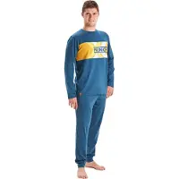 Munich Winterpyjama lange mouw ronde hals MU1 heren