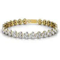 MYC Paris Prinsessenarmbanden - Goud en kristal