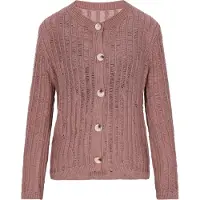 Mymo Gebreid vest oudroze