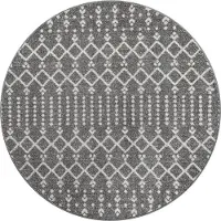 Muratap Rond boho nomade | laagpolig vloerkleed | modern tapijt | woonkamer, slaapkamer