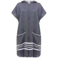 Lalay Sauna Poncho Met Rits Black Sultan
