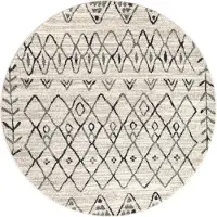 Muratap Rond boho vintage | laagpolig vloerkleed | modern tapijt | woonkamer, slaapkamer