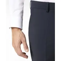 Pierre Cardin Futureflex Modern Fit Broek marine, Effen
