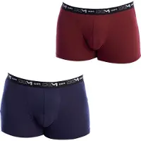 Dim 2er-Pack Stretch-Boxershorts aus Baumwolle D6596 für Herren