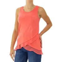 Desigual Damestanktop met wijde ronde hals 73T2EX1