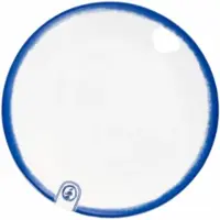 Pip studio Ontbijtbord Pip & The Blue Bird Dip Dye White 18 cm (Set van 6)