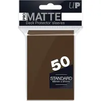 Ultra pro Sleeves Pro-Matte - Standaard Bruin (66x91 mm)