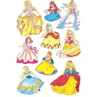 Herma Stickers prinsessen - 10 stuks