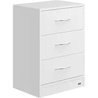 Casaria Nachtkastje Eloise Wit 54x39x28cm met LED