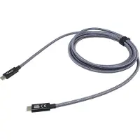 Equip 128427: USB-C 3.0 naar USB-C kabel, recht, 2.00 meter, 5A, 4K/60Hz, 20Gbps, zwart