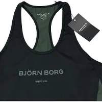 Björn Borg olita dames tanktop – sporttop zwart/ – ademend & elastisch