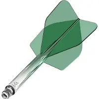 Mission Force 90 Gradient Transparent Green NO6 - Dart Flights