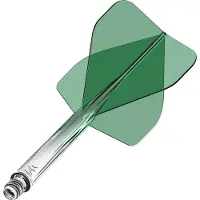 Mission Force 90 Gradient Transparent Green NO2 - Dart Flights