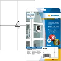 Herma 10796 weersbestendige geïmpregneerde etiketten A4 105 x 148 mm (80 etiketten)