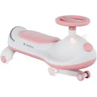 Ecotoys -Wiggle car-Focus 45-Loopauto-Gravitatie/zwaartekrachtrijder-tot 100 kg-Roze