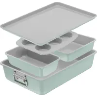 Tefal Ceramik J175S504 5-delige stapelbare keramische bakvormenset