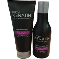 KATIVA Brazilian Hair Straightener Set Kativa Keratin (2 pcs) (250 ml + 200 ml)