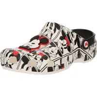 Crocs Clogs 'Mickey and Minnie Classic' rood / zwart / wit