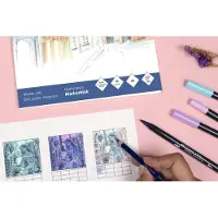 Faber-Castell workshoppakket - kleuren alcoholmarkers licht/donker vrouw met planten - inclusief toebehoren- DOC-WS-PAK-SP7
