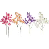 Emerald - Kunstbloem Pronkerwt 75cm - Set van 8 - Kunstplant voor binnen