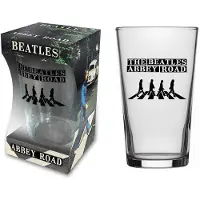 The Beatles Bierglas - Abbey road - voor Geen - transparant - Maat Standard