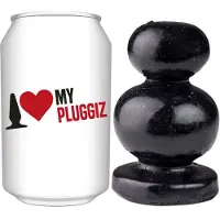 Gangbangster - Bulby - Buttplug - 9 x 6 cm - PVC - Zwart