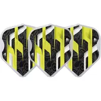 L-Style EZ L1 Mamo Series Black Clear White - Dart Flights