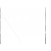 vidaXL Hekpaal. 2 pcs Zilver Poedercoated staal