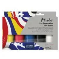 LeFranc&Bourgeois Lefranc Bourgeois Flashe Primaire Kleuren Set - 5-delig - 80ml tubes