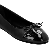 Philipp Plein Ballerina 'Skull' zwart
