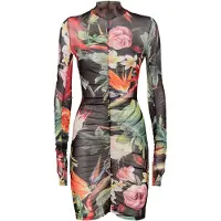 Philipp Plein Korte Jurk Flowers