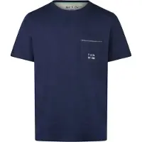 Phil&Co. Pyjama kort 'Lounge Dreams' donkerblauw / offwhite