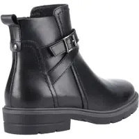 Hush puppies Tove Leren Dames Zwarte laarzen