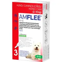 Amflee spot on hond 2-10 kg 67 mg 3 pip