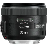 Canon EF 35mm 2.0 IS USM | zwart