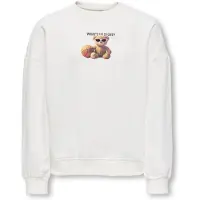 ONLY GIRLS Sweatshirt 'KOGBila' karamel / zwart / wit