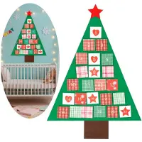 Springos Adventskalender | 24 lades | Vilt | Kerstboom