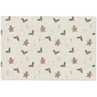 MuchoWow Deurmat 60x40 cm - Droogloopmat Illustratie - Figuren - Beige - Mat voor binnen - Schoonloopmat - Deurmatten met print - Inloopmat