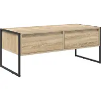 vidaXL Salontafel Sonoma, 100 x 46 x 40 cm, houtvezel