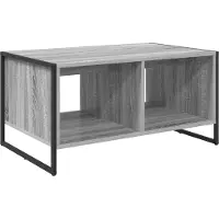 vidaXL Salontafel, grijze Sonoma-kleur, 80 x 50 x 40 cm, houtvezel