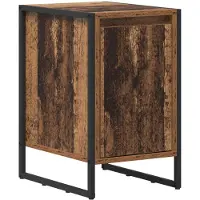 vidaXL Nachtkastje Oud Hout 39,5 x 30 x 50 cm Bewerkt hout
