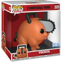 Funko POP! Chainsaw Man-jumbo Pochita Figure Oranje Kinderen