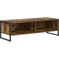 vidaXL TV Kast 100 x 36,5 x 30,5 cm Rook Eik Bewerkt hout