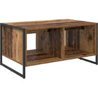 vidaXL Salontafel Oud Hout 80 x 50 x 40 cm Bewerkt hout