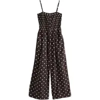 Next Jumpsuit ecru / chocoladebruin