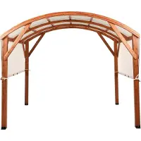 Beliani SCOPELLO - Prieel - Gebroken wit - Dennenhout