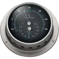Barigo Roestvrij Staal Racing 85 Thermo-hygrometer