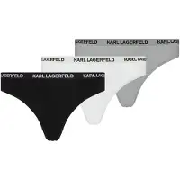 Karl Lagerfeld Slip zwart / wit