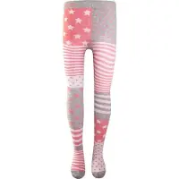 Ewers Kindermaillot Strepen, Stippen en Sterren - Lichtgrijs/Roze - 98/104