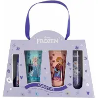 Sence Disney Frozen Bodycare Giftset – 4-delig “The Great Outdoor” – Badzout, Showergel, Bodymist & Bubble Bath – Cadeauset voor Kinderen - Geschenkset